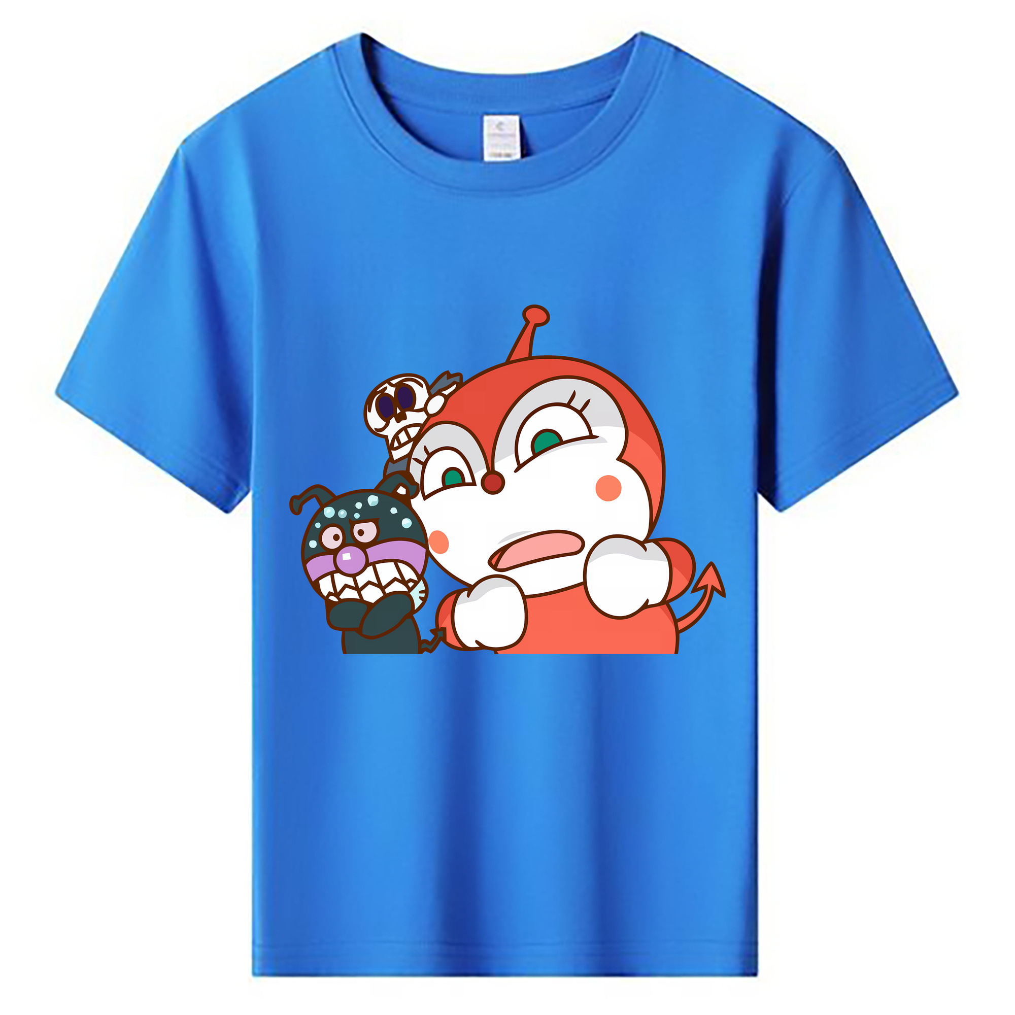 （画像用） アンパンマン Anpanman 綿100％キッズTシャツ（フロントプリント）